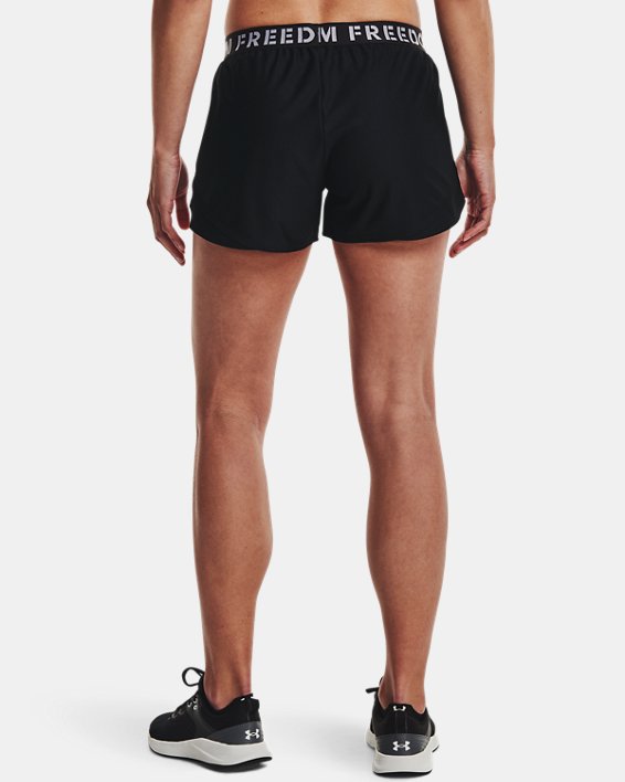 Women's UA Freedom Play Up Shorts, Black, pdpMainDesktop image number 1
